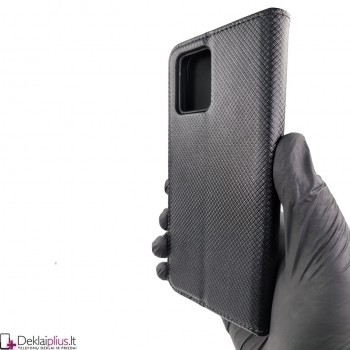 Telone atverčiamas dėklas - juodas (Motorola Moto G53)